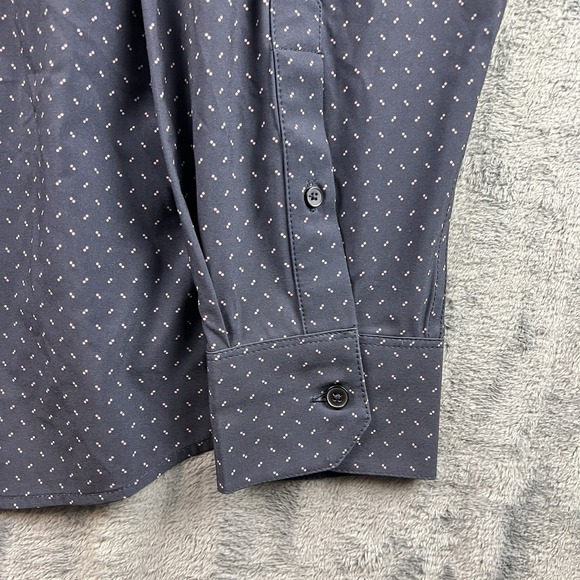 Mizzen Main Leeward Shirt Men's XL Geometric Print Classic Fit Dress Preppy L/S‎ - Picture 5 of 9